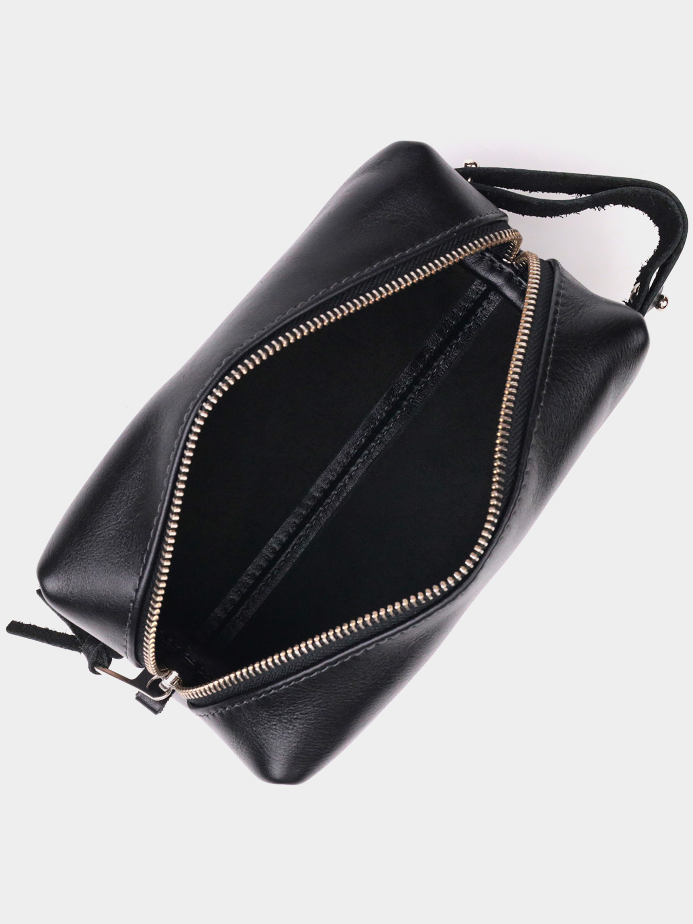 Органайзер-косметичка среднего размера из гладкой кожи на молнии Grande Pelle модель bag24_16764 Фото