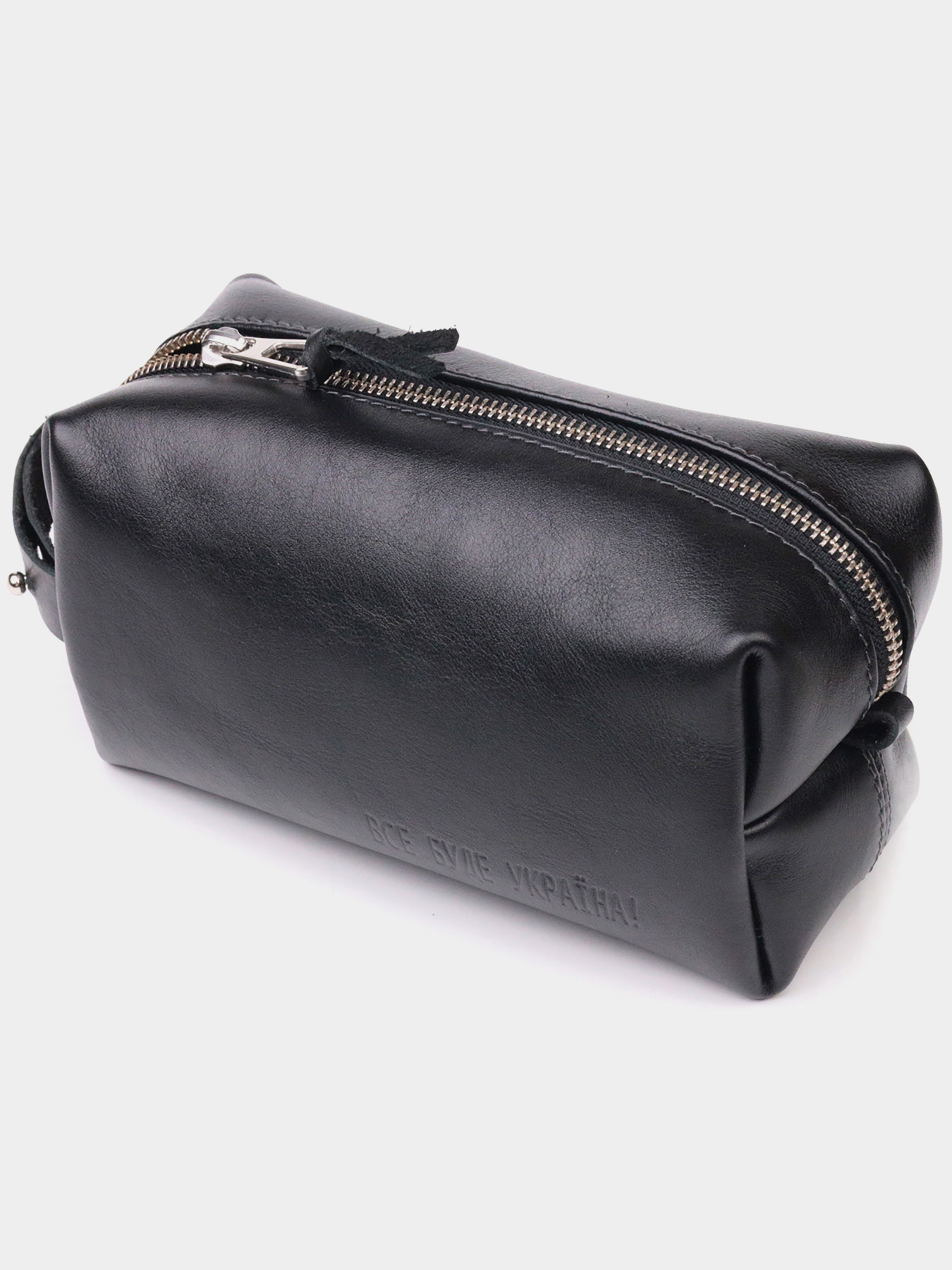 Органайзер-косметичка среднего размера из гладкой кожи на молнии Grande Pelle модель bag24_16764 Фото