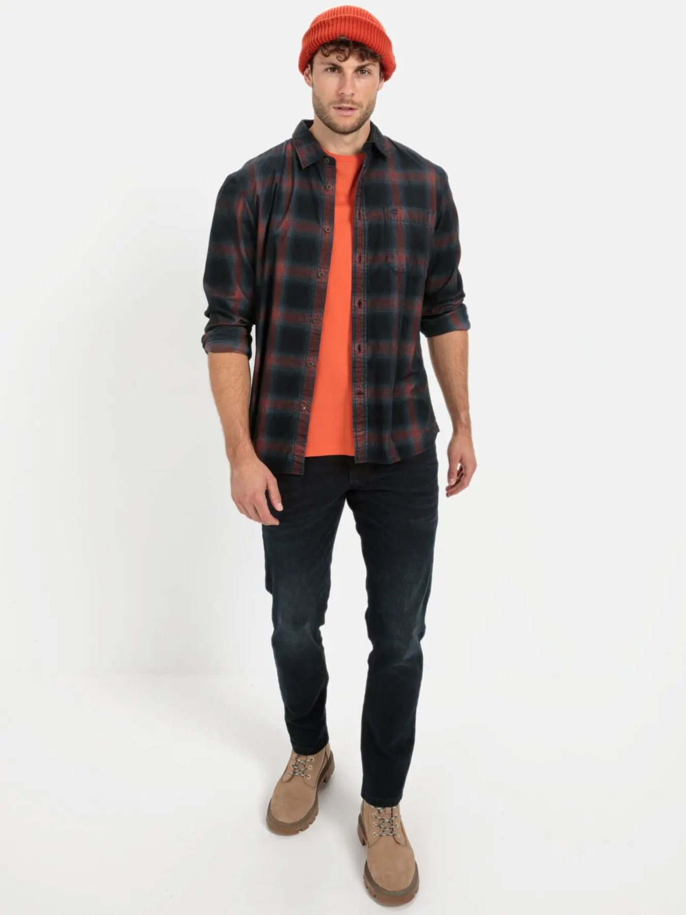 Рубашка повседневная Camel Active модель 409142-4S42-54 Рубашка повседневная Camel Active модель 409142-4S42-54 Фото