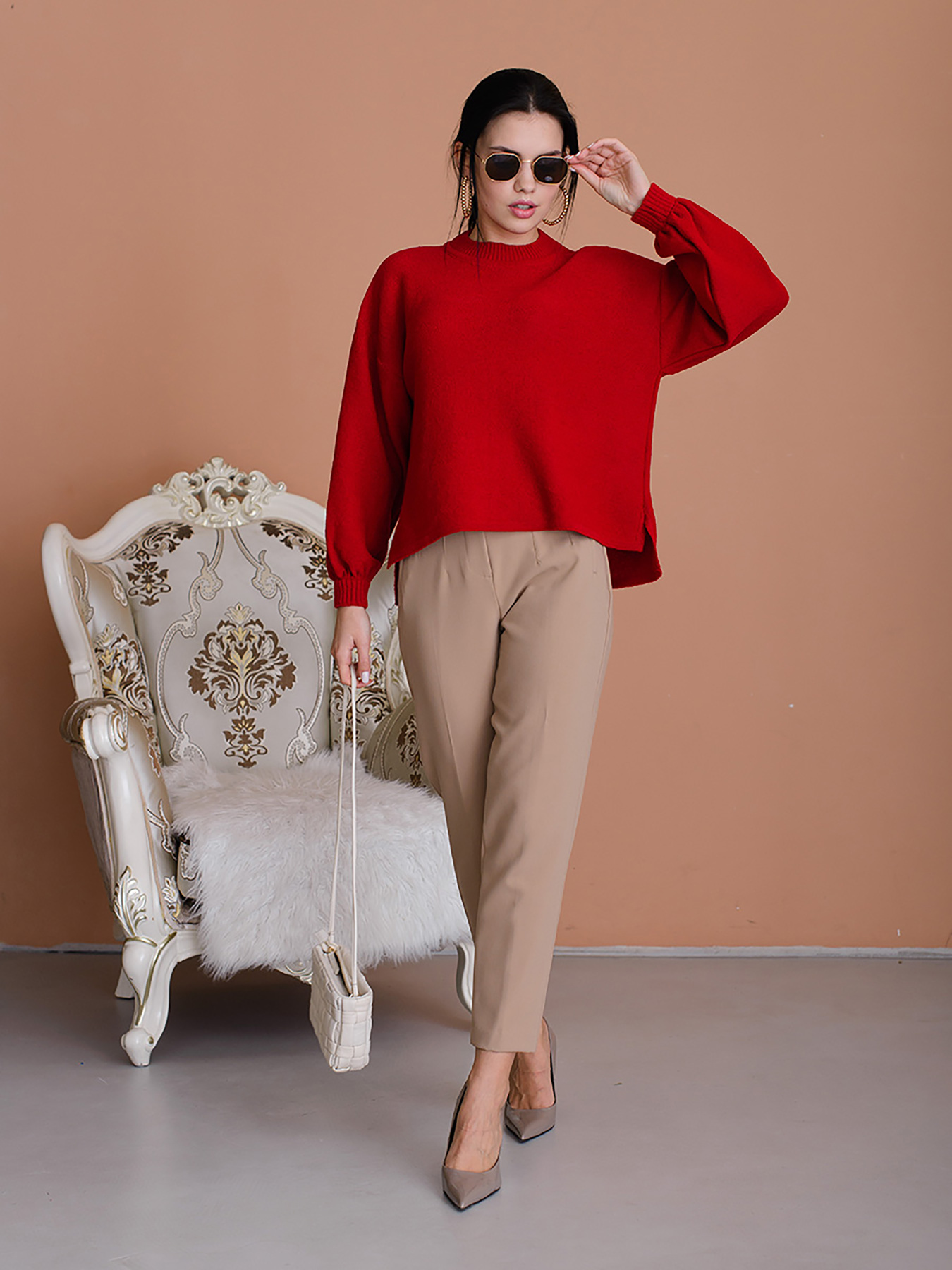 Джемпер SVTR модель 459redWSWTSVTR Фото