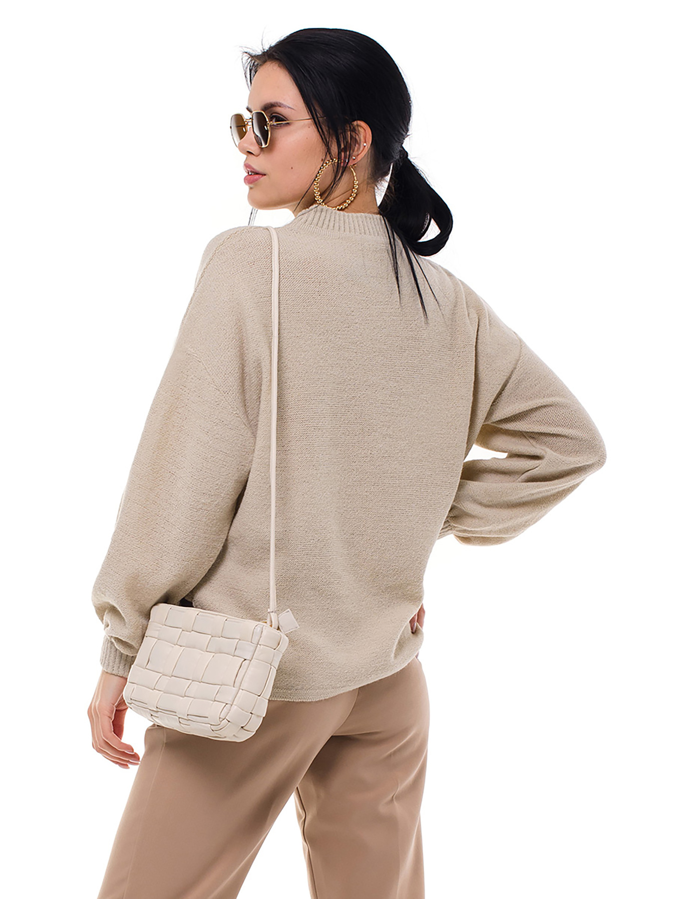 Джемпер SVTR модель 459beigeWSWTSVTR Джемпер SVTR модель 459beigeWSWTSVTR Фото