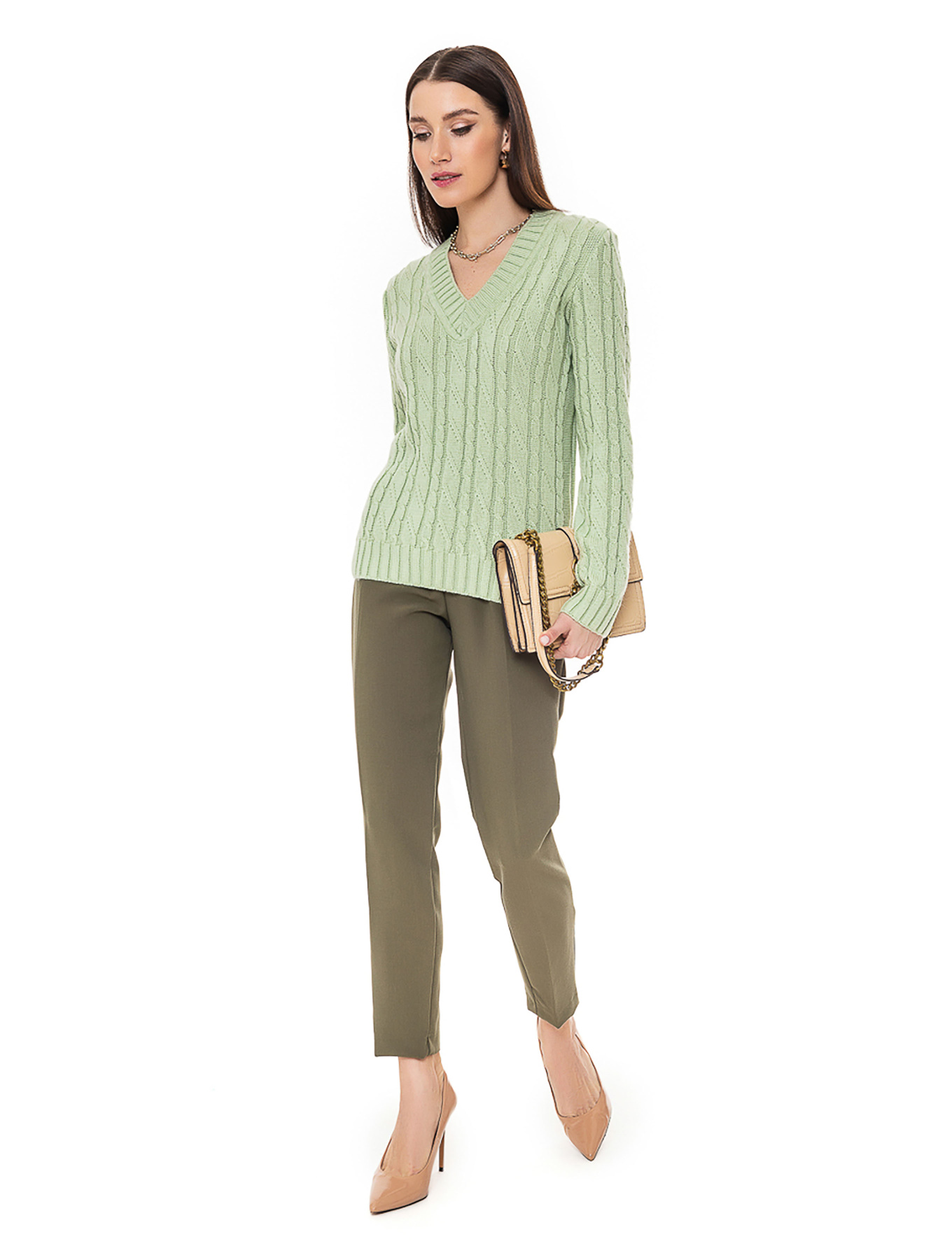 Джемпер SVTR модель 409pistachioWSWTSVTR Фото