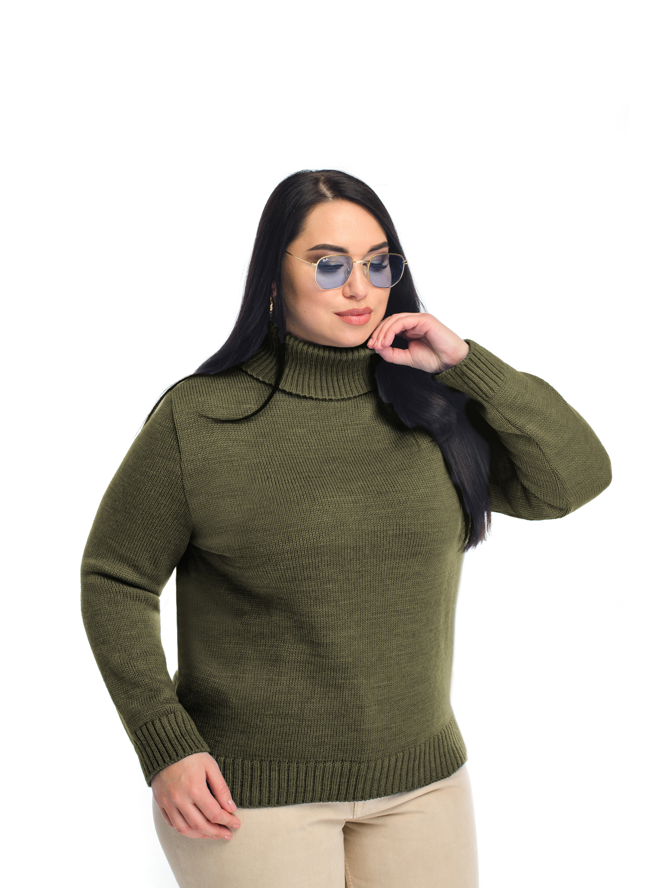 Свитер SVTR модель 4440khakiWSWTSVTR Фото