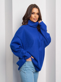 Свитер ISSA Plus модель 13763_электрик Фото