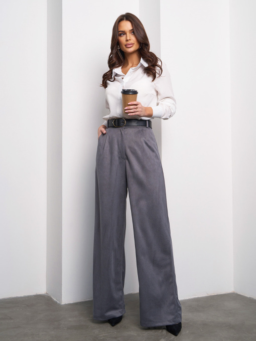 Палаццо ISSA Plus модель 14995_серый Фото