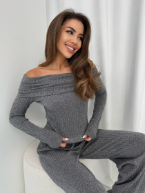 Костюм ISSA Plus модель SA-590_серый Фото