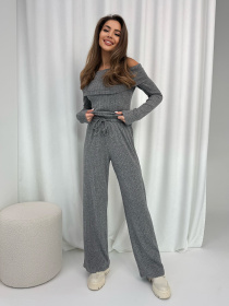 Повседневный костюм ISSA Plus модель SA-590_серый Фото