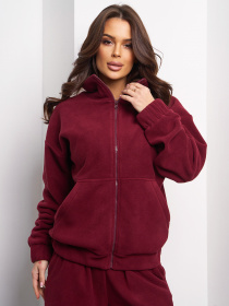 Спортивный костюм ISSA Plus модель 14873A_бордовый Фото