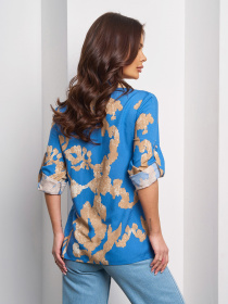 Сорочка ISSA Plus модель 14993_голубой Фото