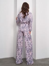 Повседневный костюм ISSA Plus модель 15003_серый Фото