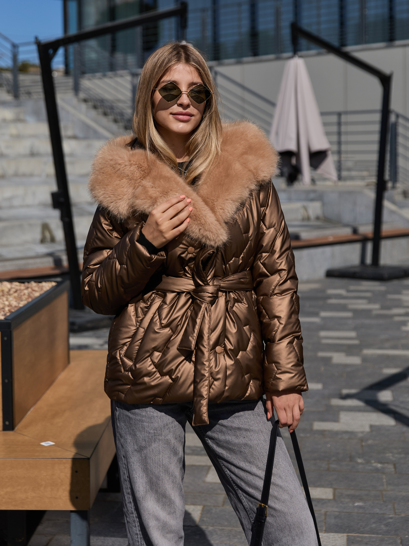 Куртки MilaNova модель Куртка К-328 кап кемел Фото