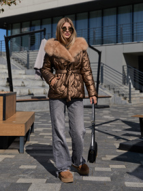 Куртки MilaNova модель Куртка К-328 кап кемел Фото