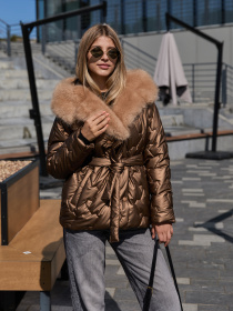 Куртки MilaNova модель Куртка К-328 кап кемел Фото