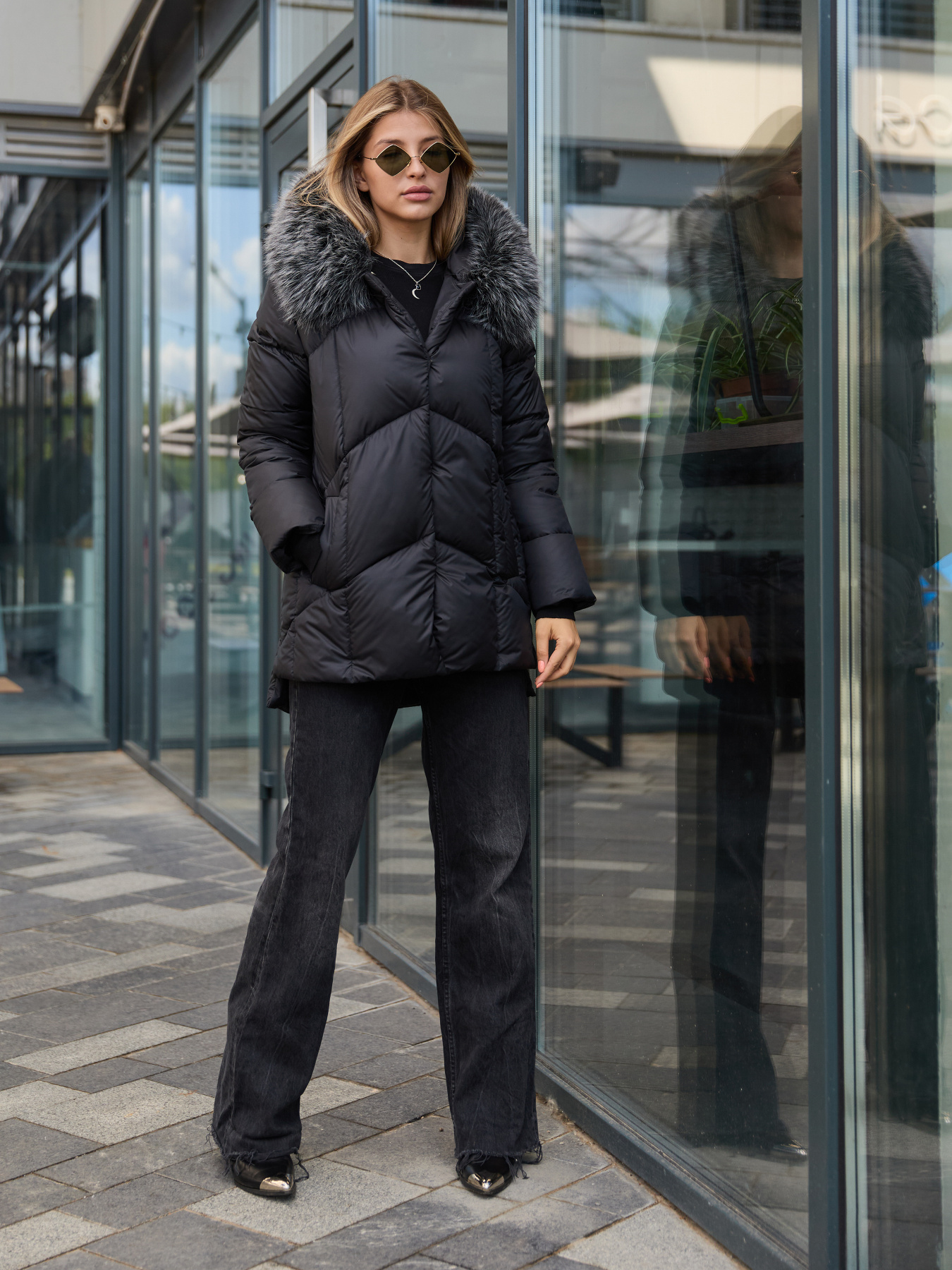 Куртки и дубленки MilaNova модель Куртка К-344 черный Фото