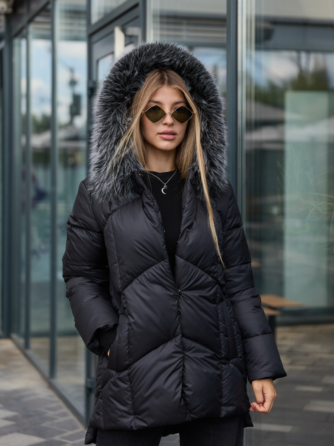 Куртки и дубленки MilaNova модель Куртка К-344 черный Фото