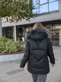 Пуховик MilaNova модель Куртка К-329 черный Фото