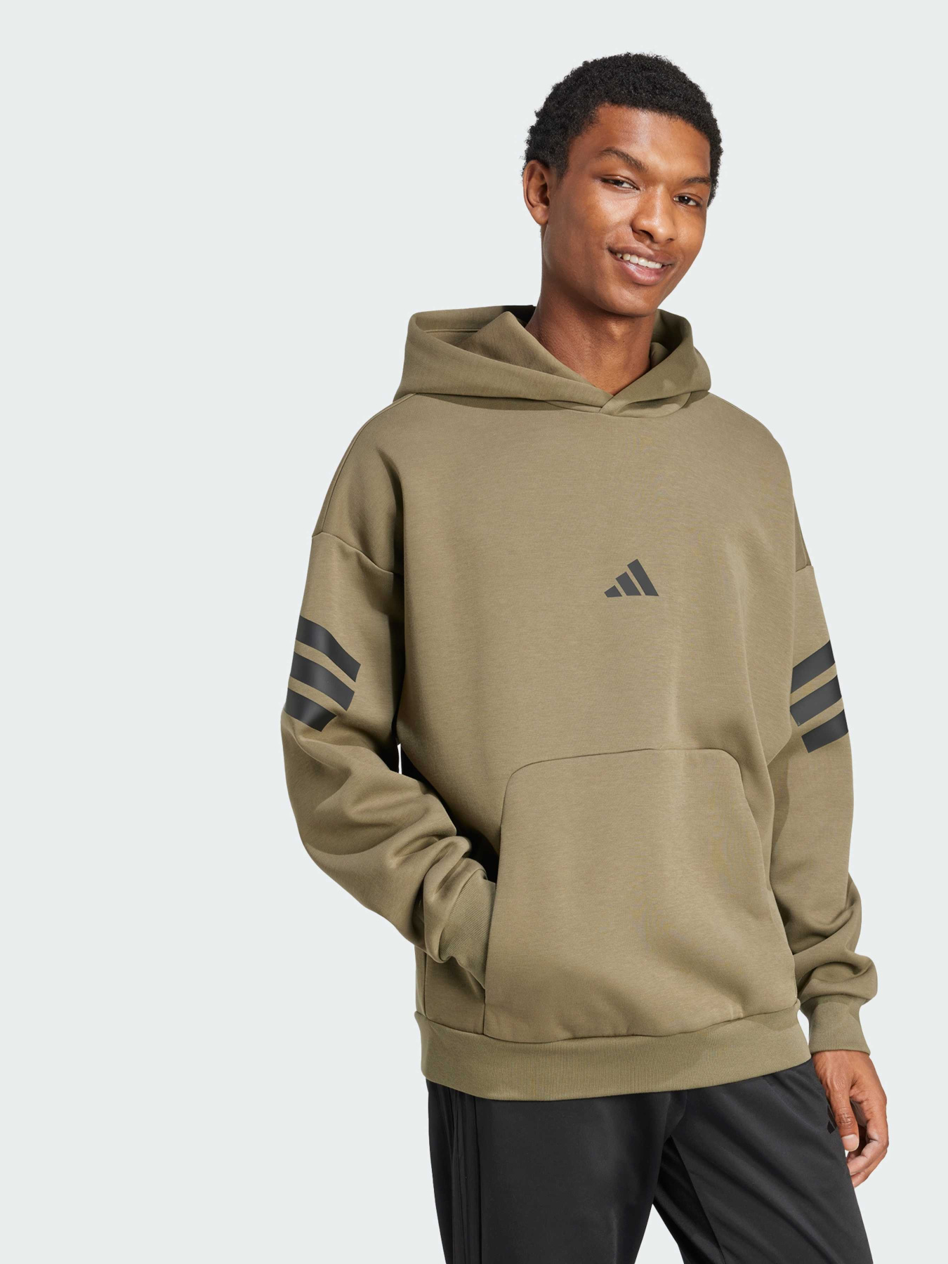 Худи Adidas 3 Stripes модель JD4856 Фото