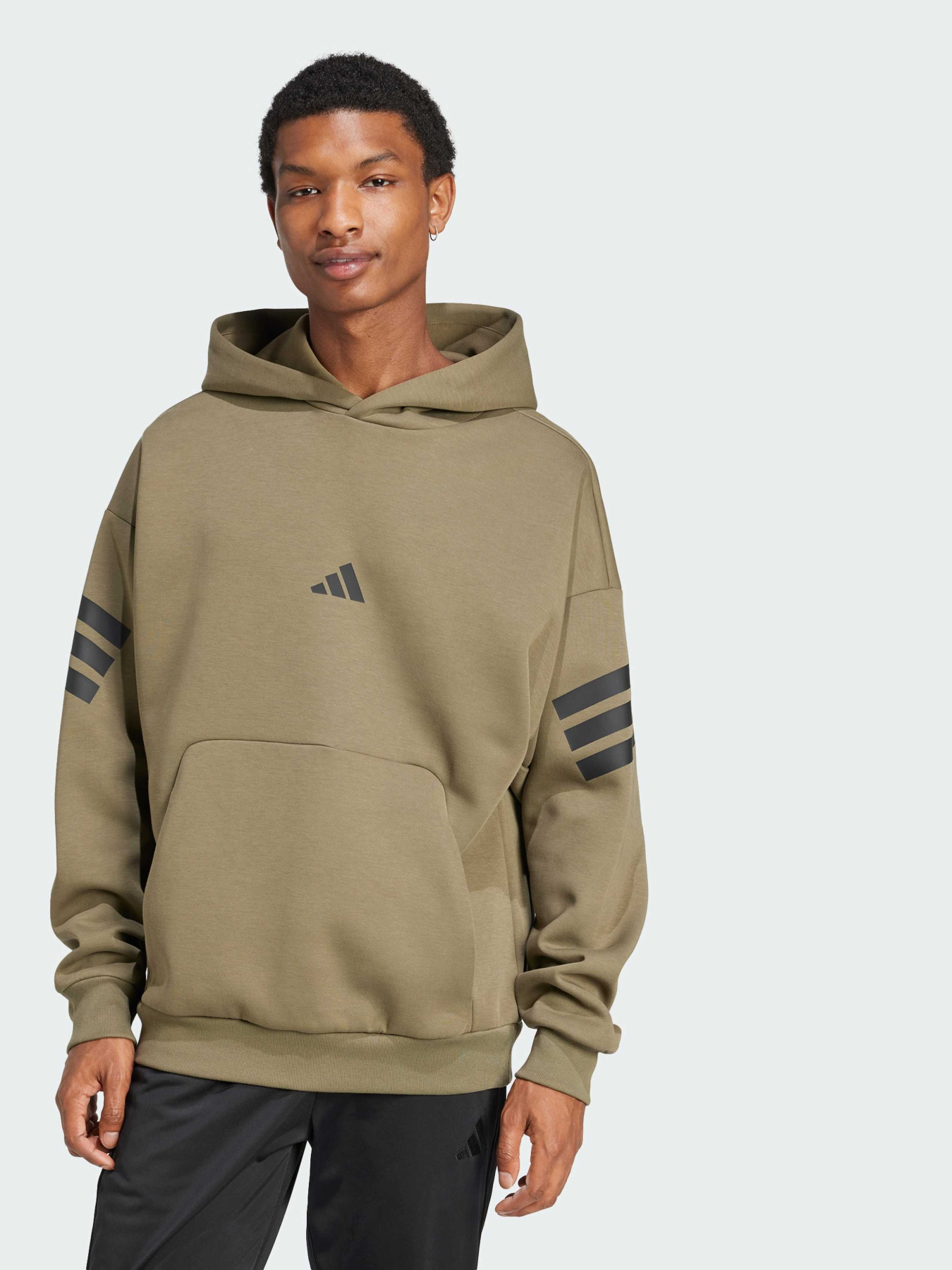 Худи Adidas 3 Stripes модель JD4856 Фото