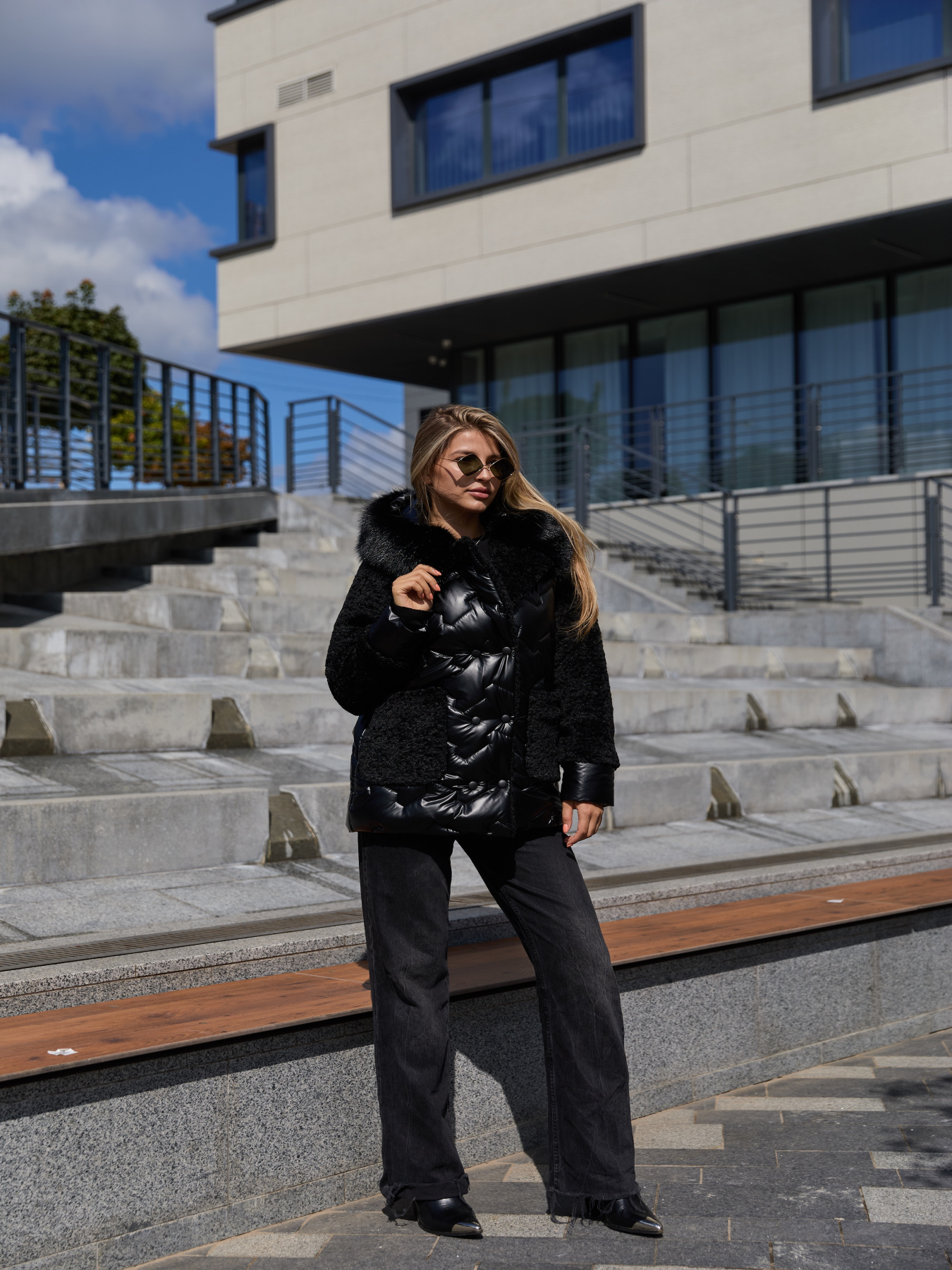 Зимняя куртка MilaNova модель Куртка К-308  кап черный Фото