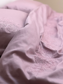 Підковдра рожева з вишитими півоніями Cozy модель 8009460 Фото