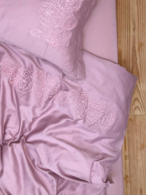 Підковдра рожева з вишитими півоніями Cozy модель 8009460 Фото