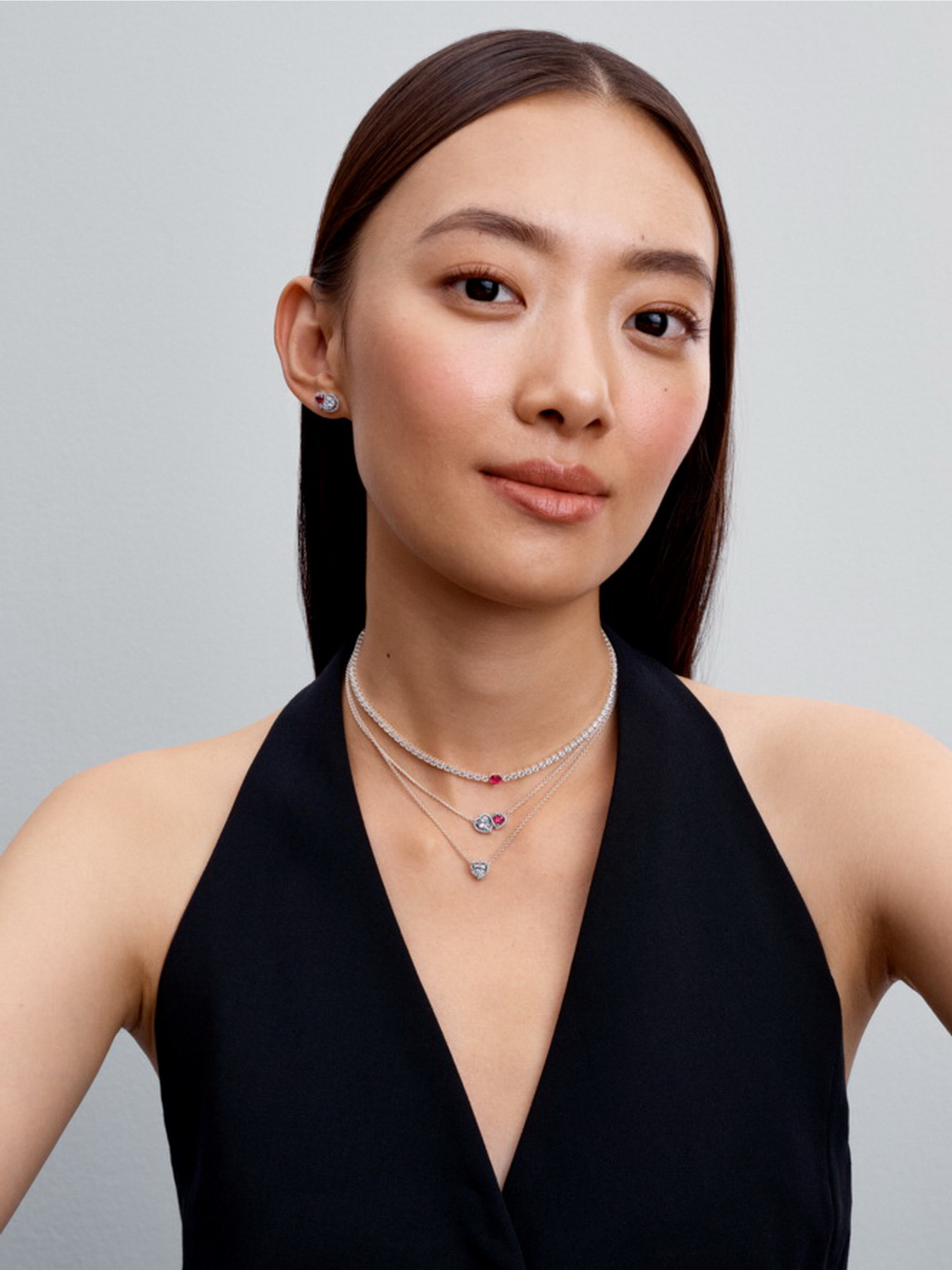 Серьги-гвоздики PANDORA модель 293633C01 Фото