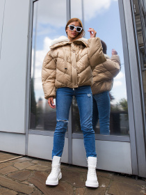 Куртки и дубленки MilaNova модель Куртка К-286 кемел Фото