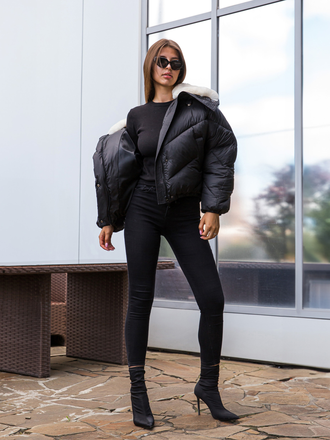 Куртки MilaNova модель Куртка К-286 черный Фото