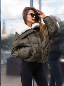 Куртки та дублянки MilaNova модель Куртка К-286 хаки Куртки та дублянки MilaNova модель Куртка К-286 хаки Фото