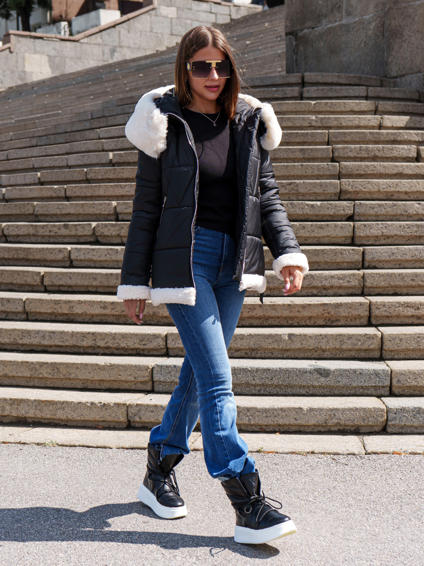 Куртки MilaNova модель Куртка К-291 черный Фото