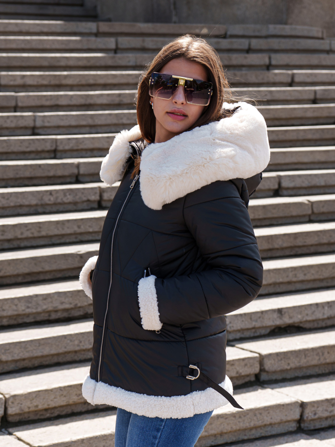 Куртки MilaNova модель Куртка К-291 черный Фото