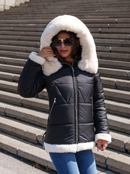 Куртки MilaNova модель Куртка К-291 черный Фото