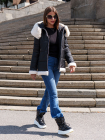 Куртки и дубленки MilaNova модель Куртка К-291 черный Фото