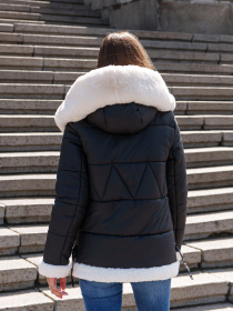 Куртки и дубленки MilaNova модель Куртка К-291 черный Фото