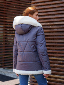 Куртки MilaNova модель Куртка К-291 серый Фото