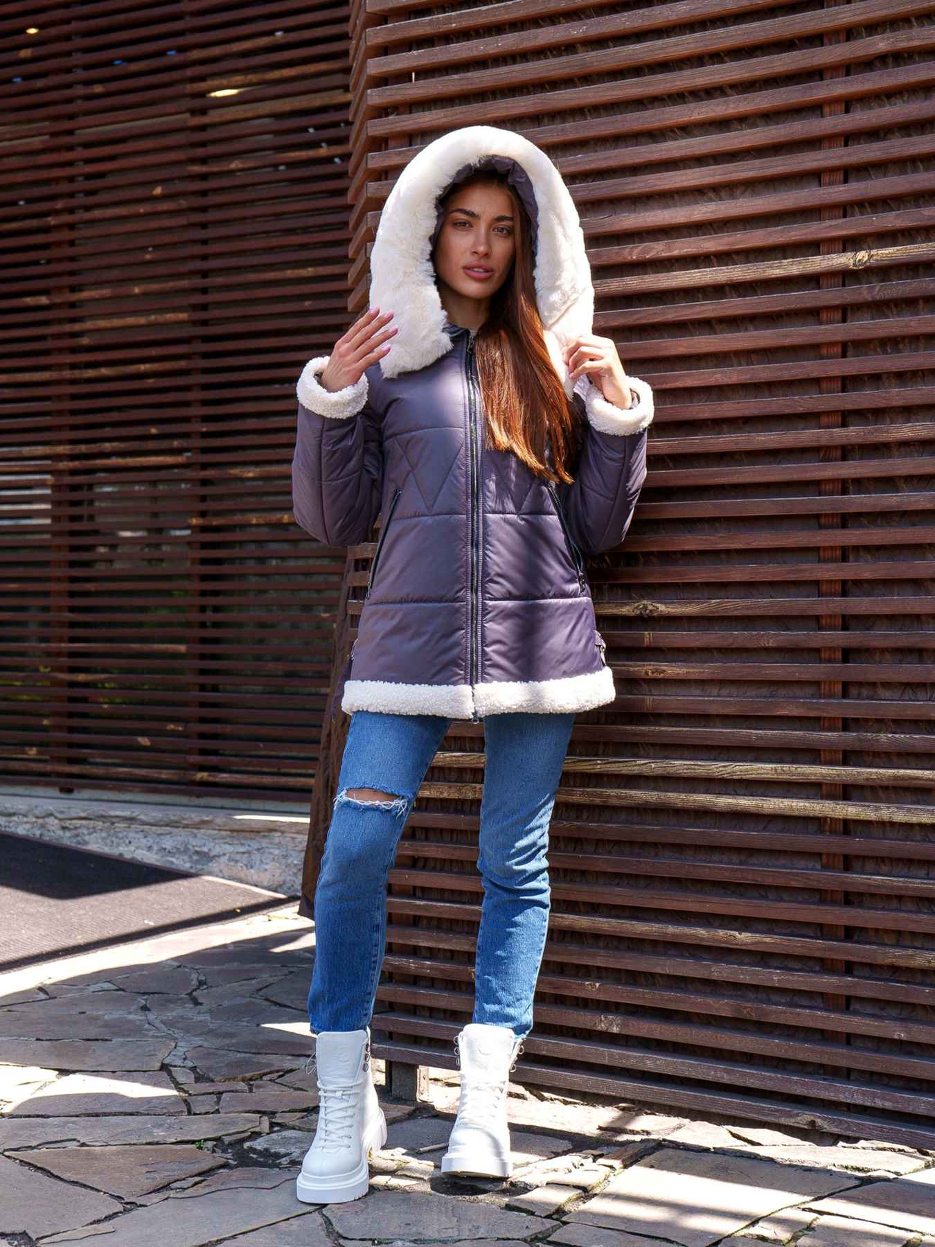 Куртки и дубленки MilaNova модель Куртка К-291 серый Фото