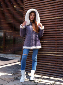 Куртки и дубленки MilaNova модель Куртка К-291 серый Фото