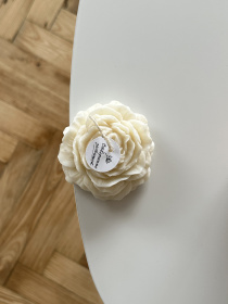 Свеча фигурная ароматическая "Пион", аромат – пион & магнолия, из натурального оливкового воска Candle Design модель 120.2007 Фото