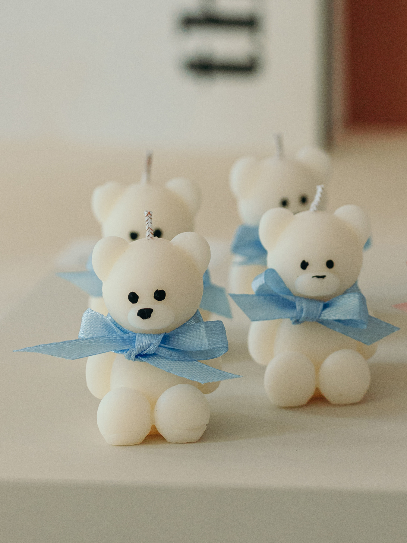 Фигурная ароматическая свеча "Мишка мини" из натурального оливкового воска Candle Design модель 140.2003 Фото