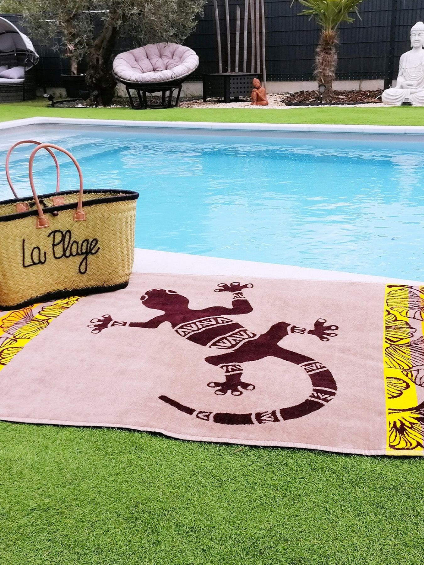 Туристичний рушник Le Comptoir de la plage Пляжний Рушник модель Homok_Grey Туристичний рушник Le Comptoir de la plage Пляжний Рушник модель Homok_Grey Фото