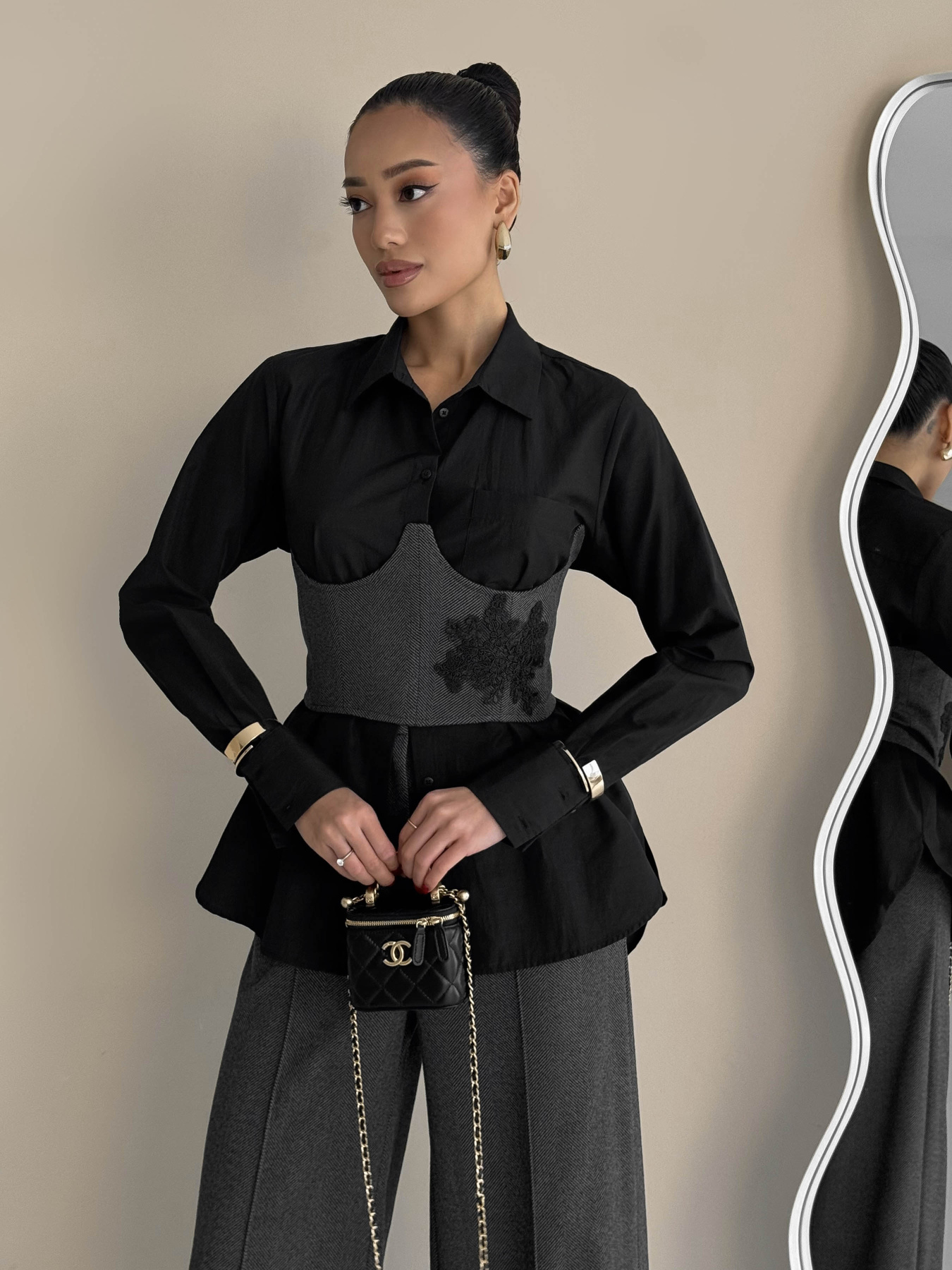 Повседневный костюм Jadone Fashion модель Kostyum_KendiTetra_graf Фото