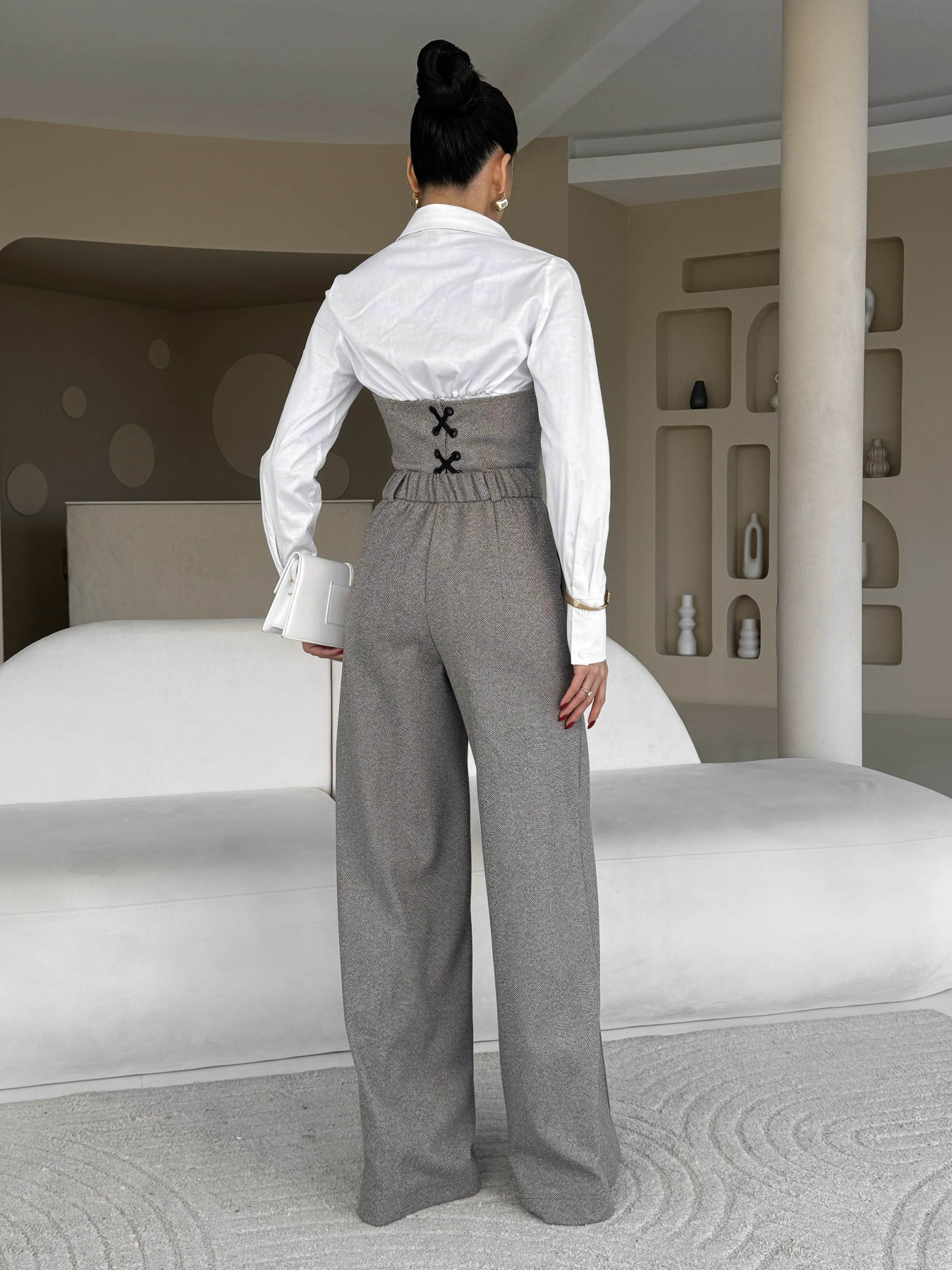 Палаццо Jadone Fashion модель Bruki_Kendi_kor Фото