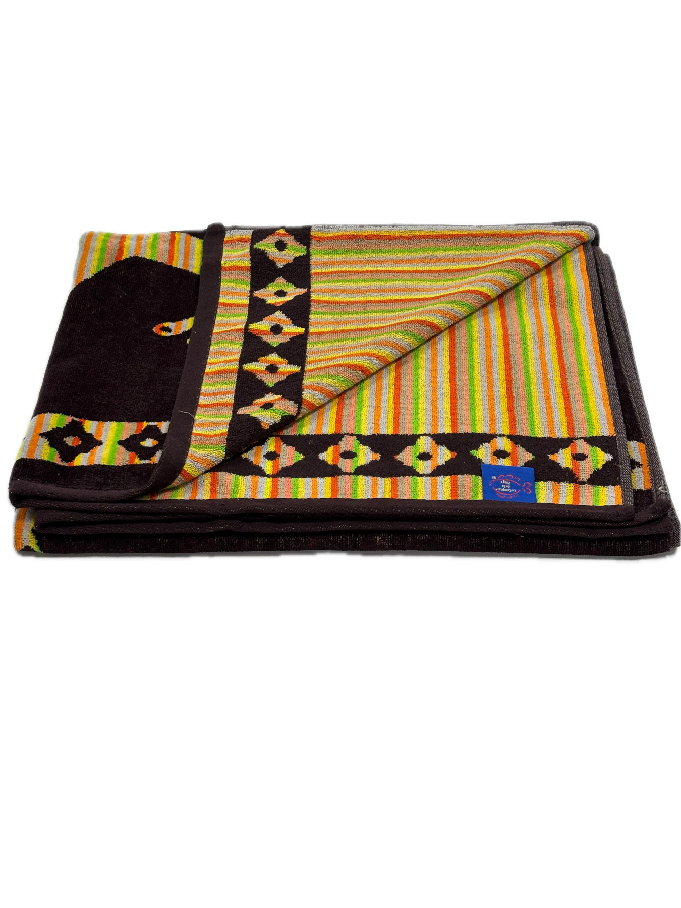 Туристическое полотенце Le Comptoir de la plage Пляжний Рушник модель Salango_Chocolate Фото