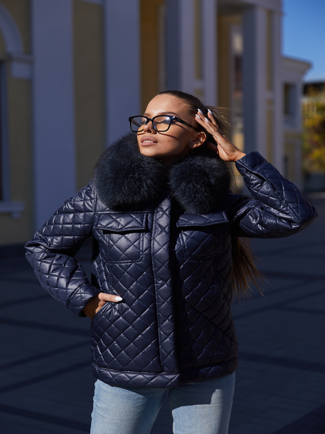 Зимняя куртка MilaNova модель Куртка К-204 синий Фото