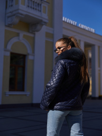 Зимняя куртка MilaNova модель Куртка К-204 синий Фото