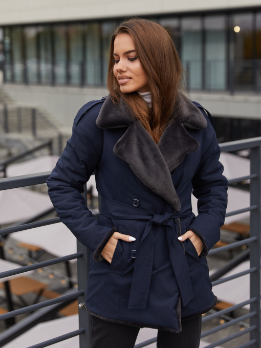 Зимняя куртка MilaNova модель Куртка К-223 синий Фото