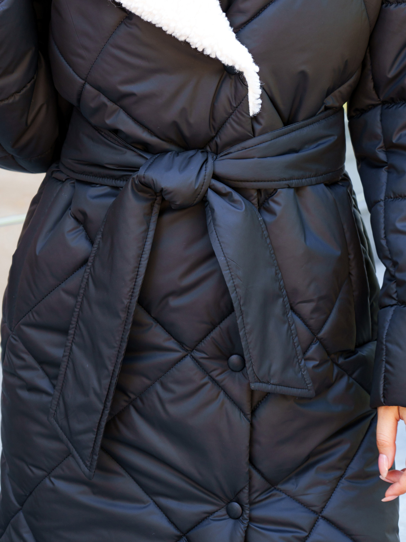 Пальто с утеплителем MilaNova модель Пальто ПВ-319черный Фото