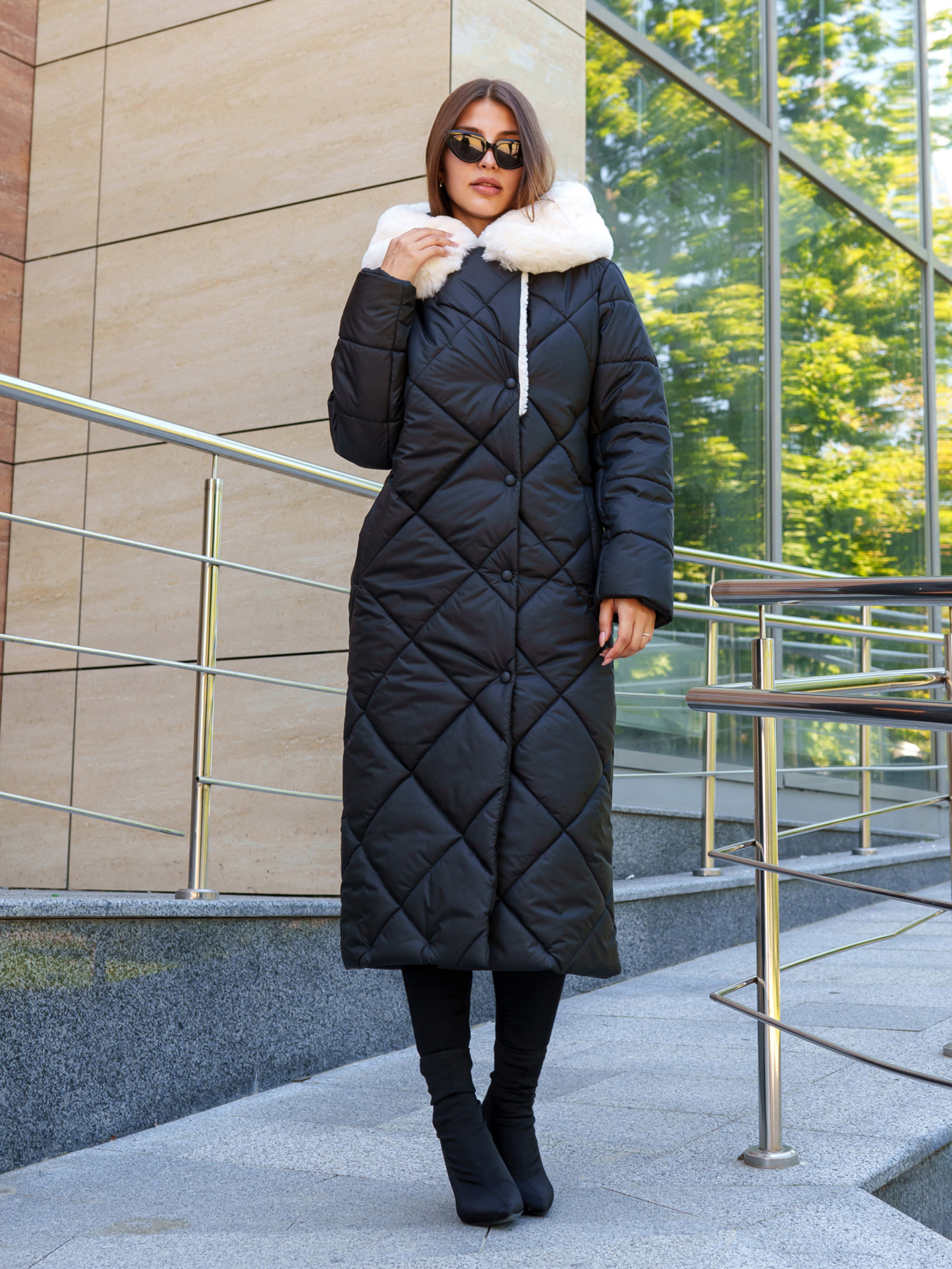 Пальто з утеплювачем MilaNova модель Пальто ПВ-319черный Фото