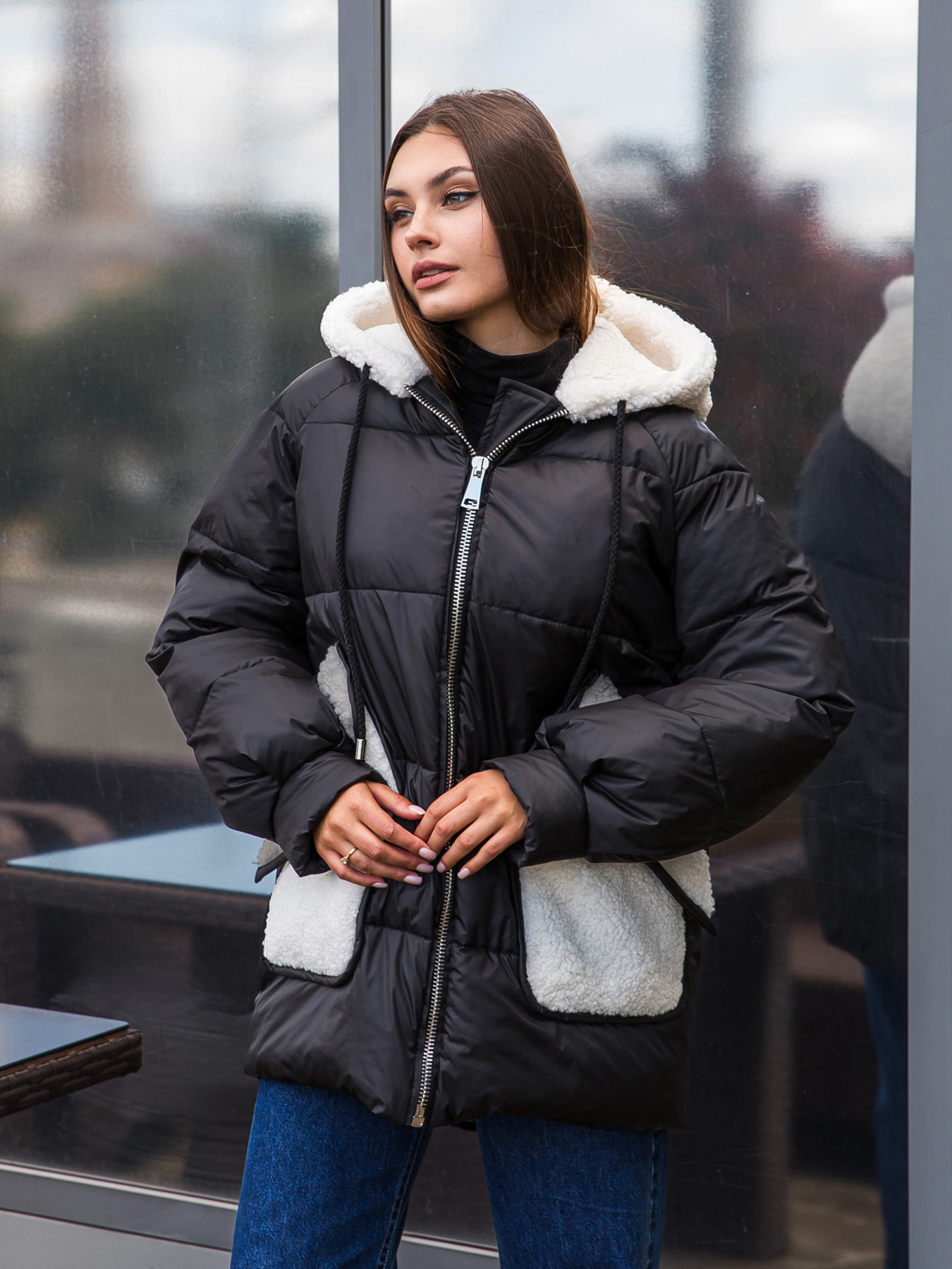 Куртки MilaNova модель Куртка К-271 черный Фото