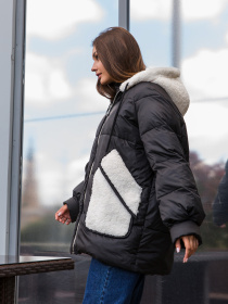 Куртки и дубленки MilaNova модель Куртка К-271 черный Фото